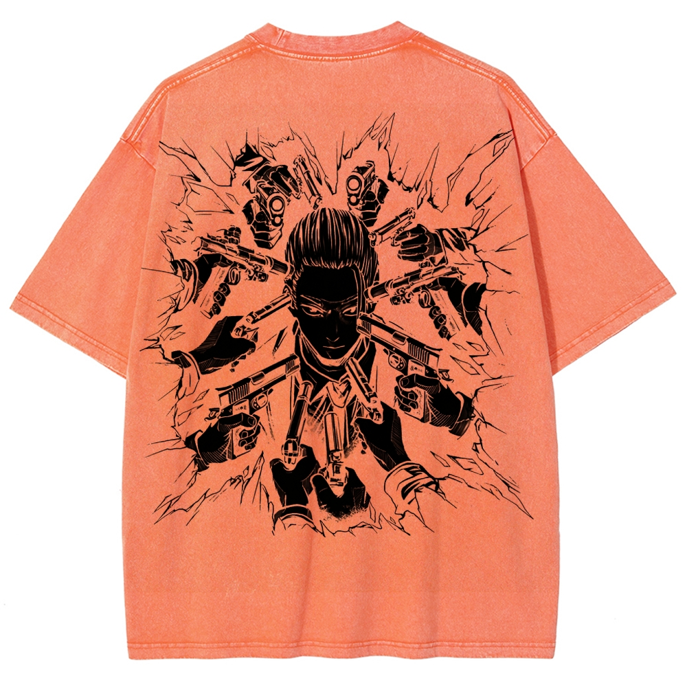 Sakamoto days Unisex Fit Washed T-Shirt 2502009436