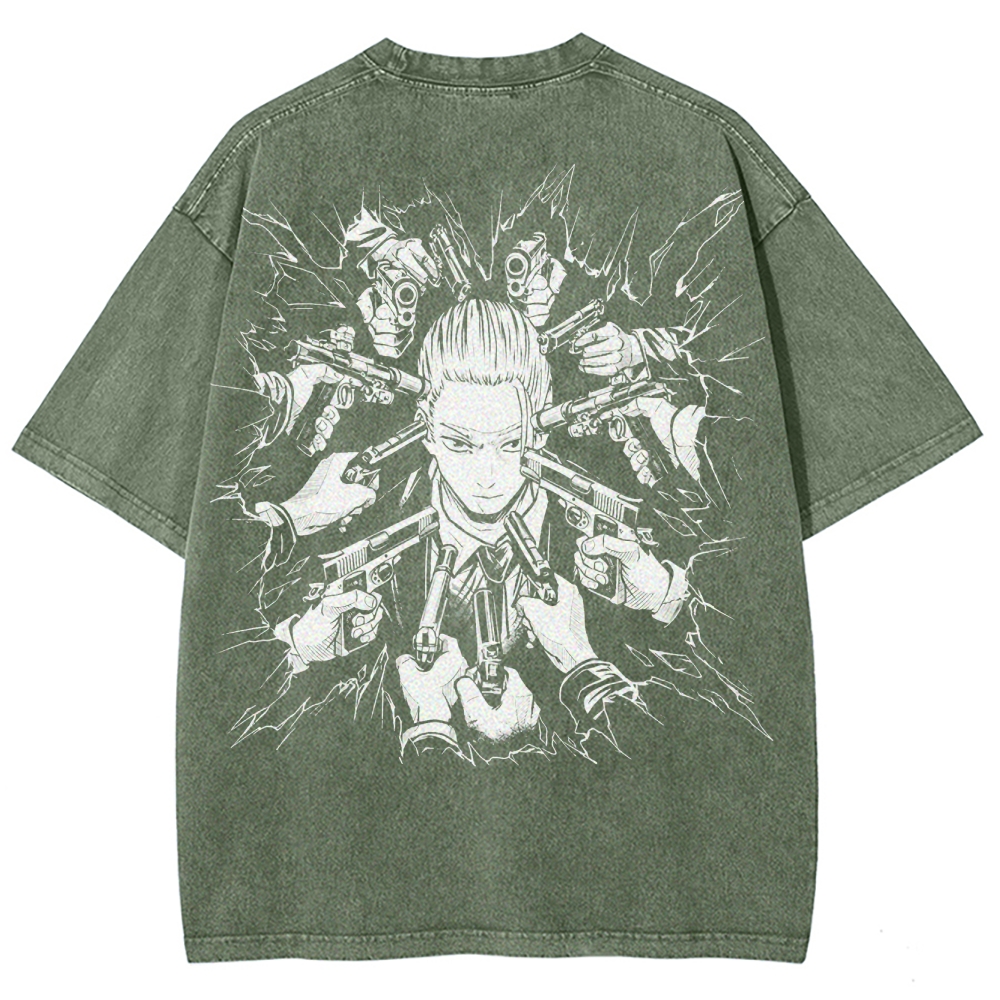 Sakamoto days Unisex Fit Washed T-Shirt 2502009436