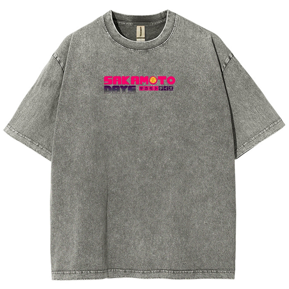 Sakamoto days Unisex Fit Washed T-Shirt 2502009444
