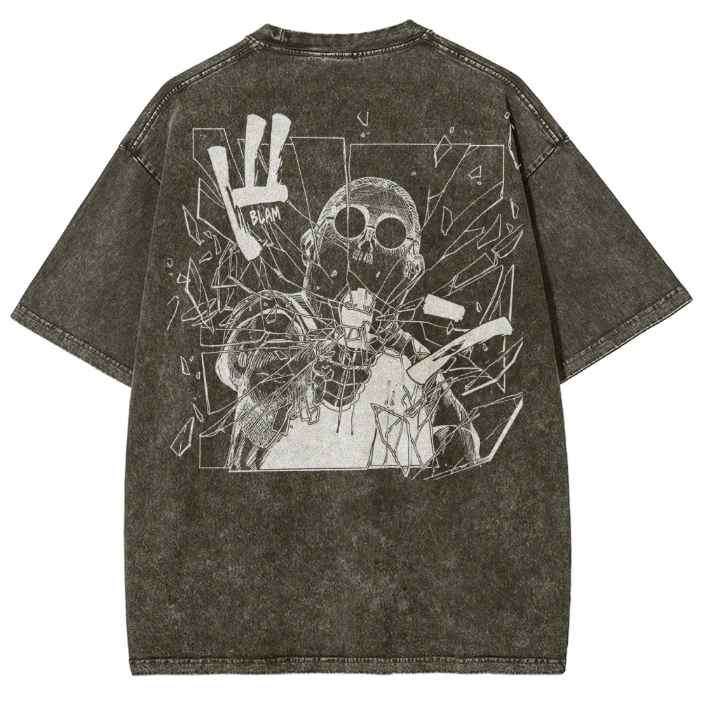 Sakamoto days Unisex Fit Washed T-Shirt 2502009446