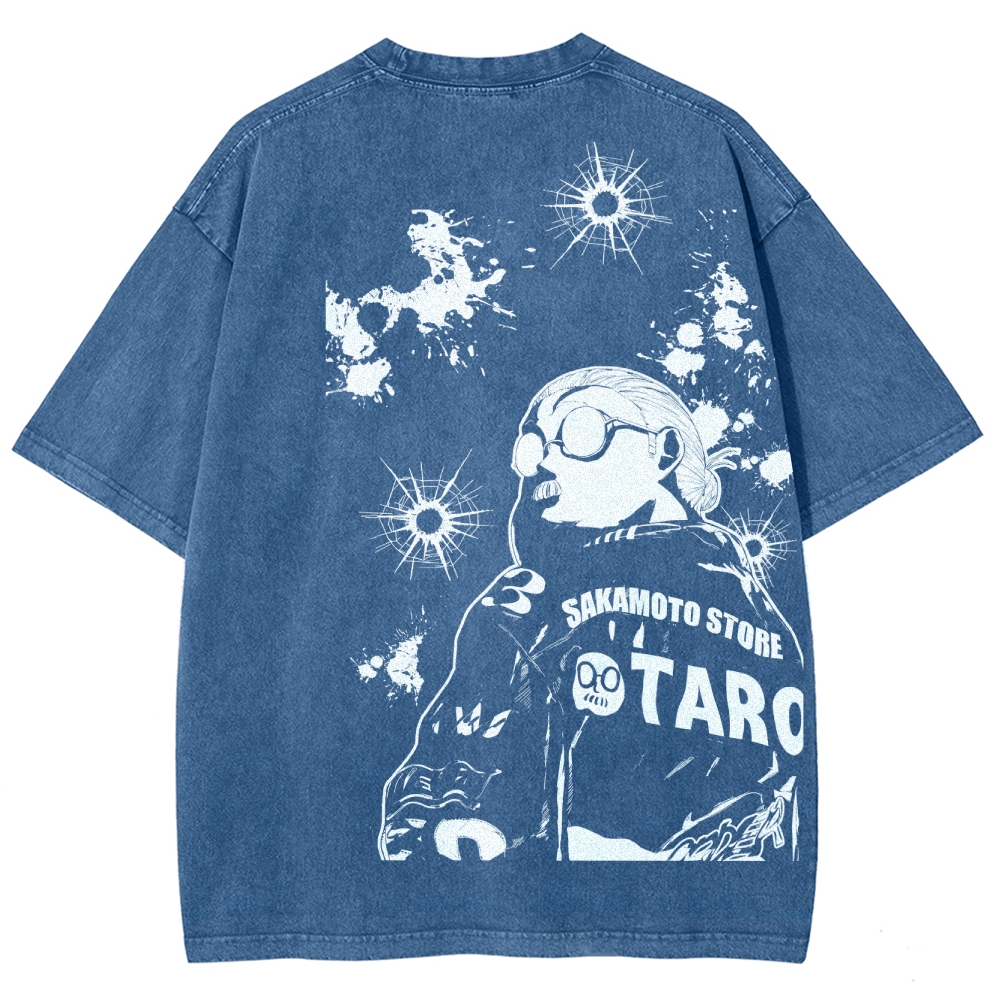 Sakamoto days Unisex Fit Washed T-Shirt 2502009448