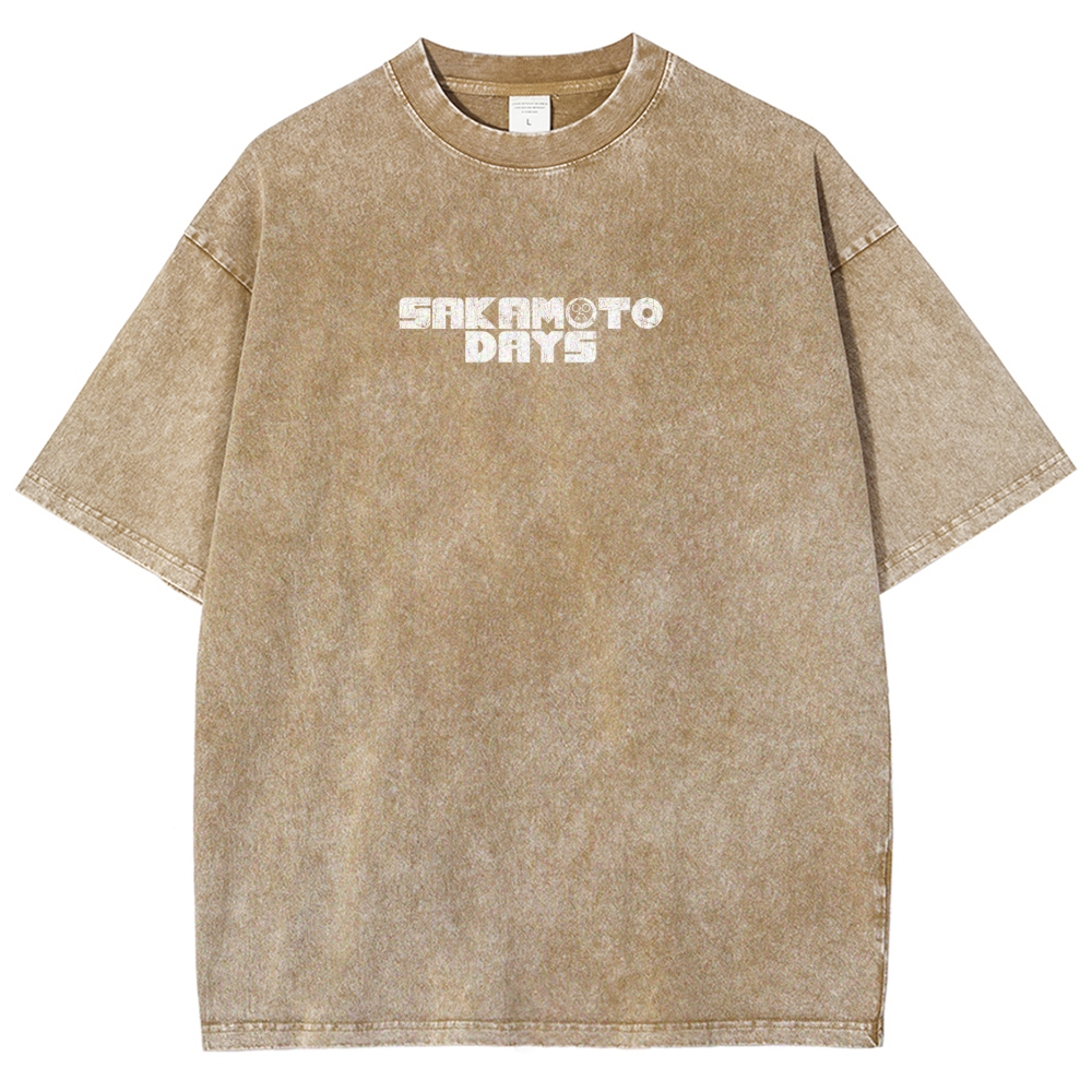 Sakamoto days Unisex Fit Washed T-Shirt 2502009448