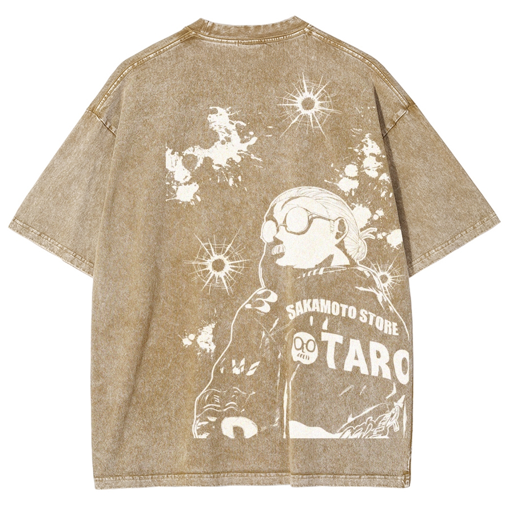 Sakamoto days Unisex Fit Washed T-Shirt 2502009448