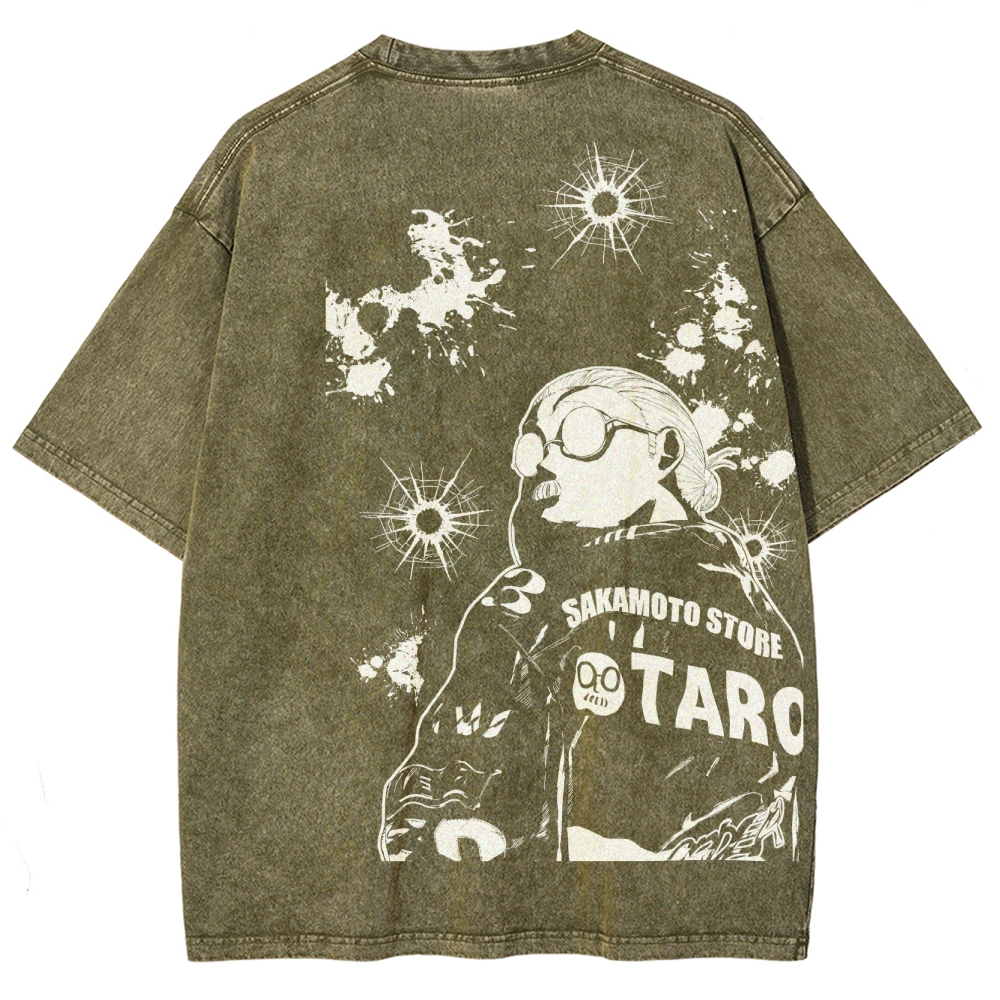 Sakamoto days Unisex Fit Washed T-Shirt 2502009448