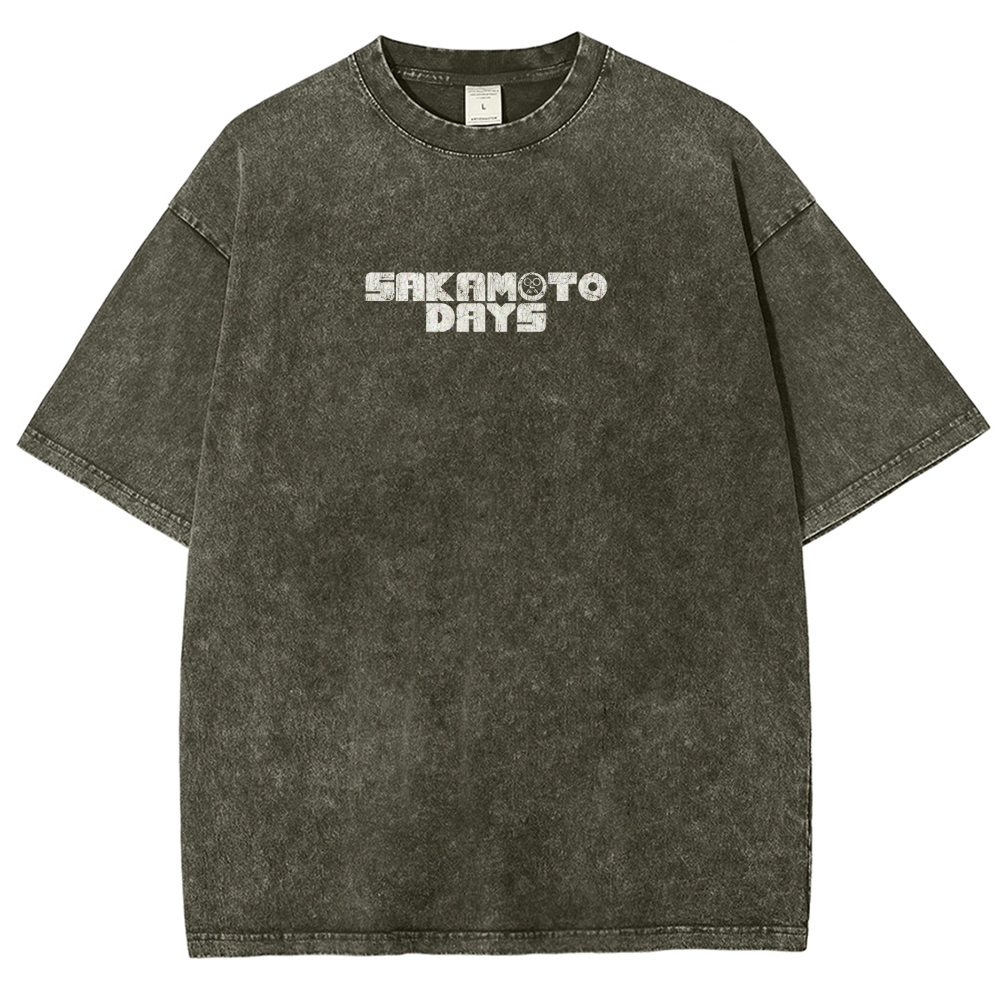 Sakamoto days Unisex Fit Washed T-Shirt 2502009448