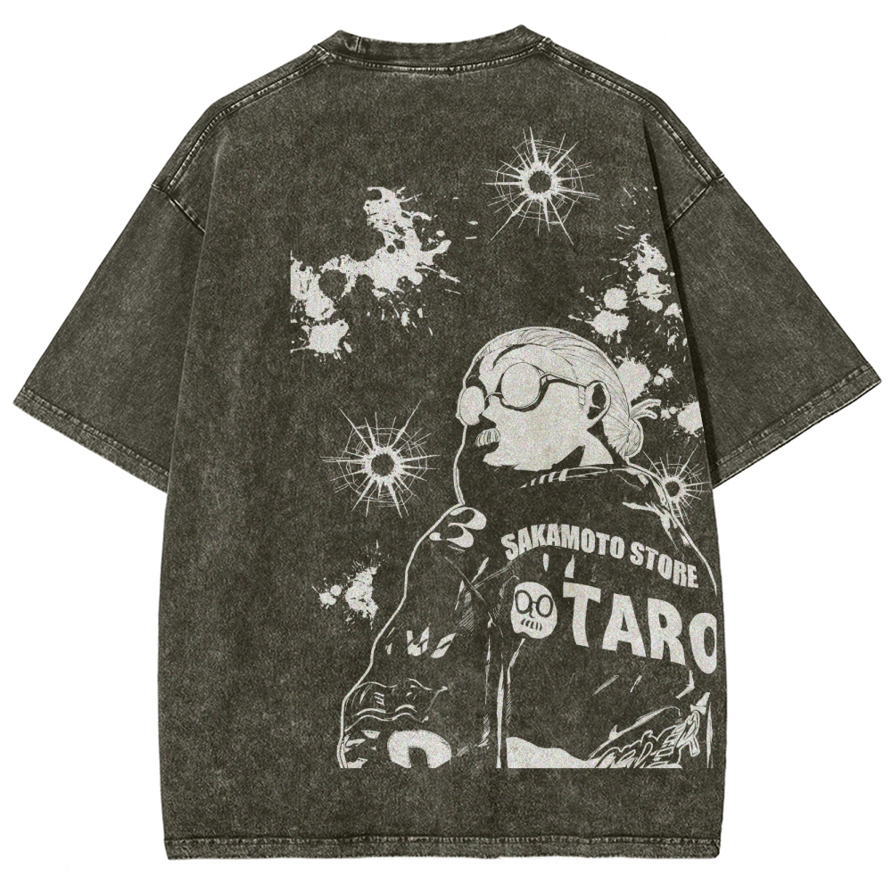 Sakamoto days Unisex Fit Washed T-Shirt 2502009448