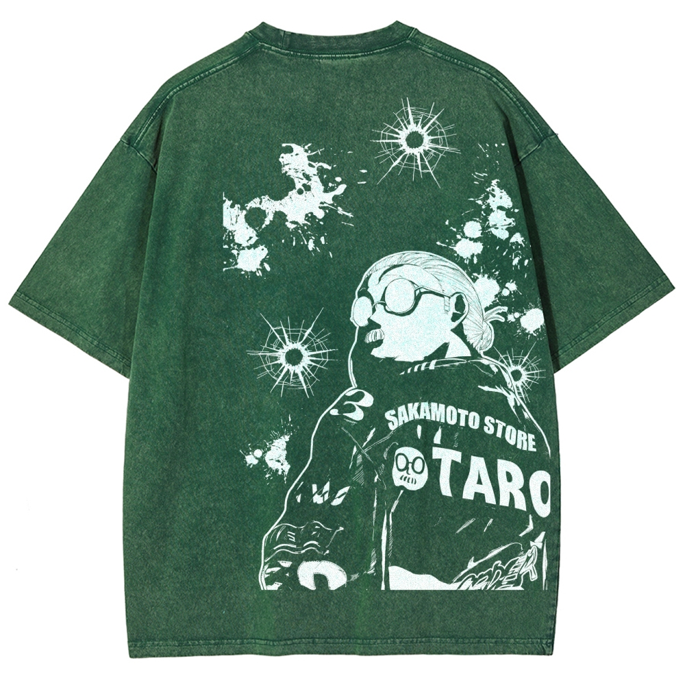 Sakamoto days Unisex Fit Washed T-Shirt 2502009448