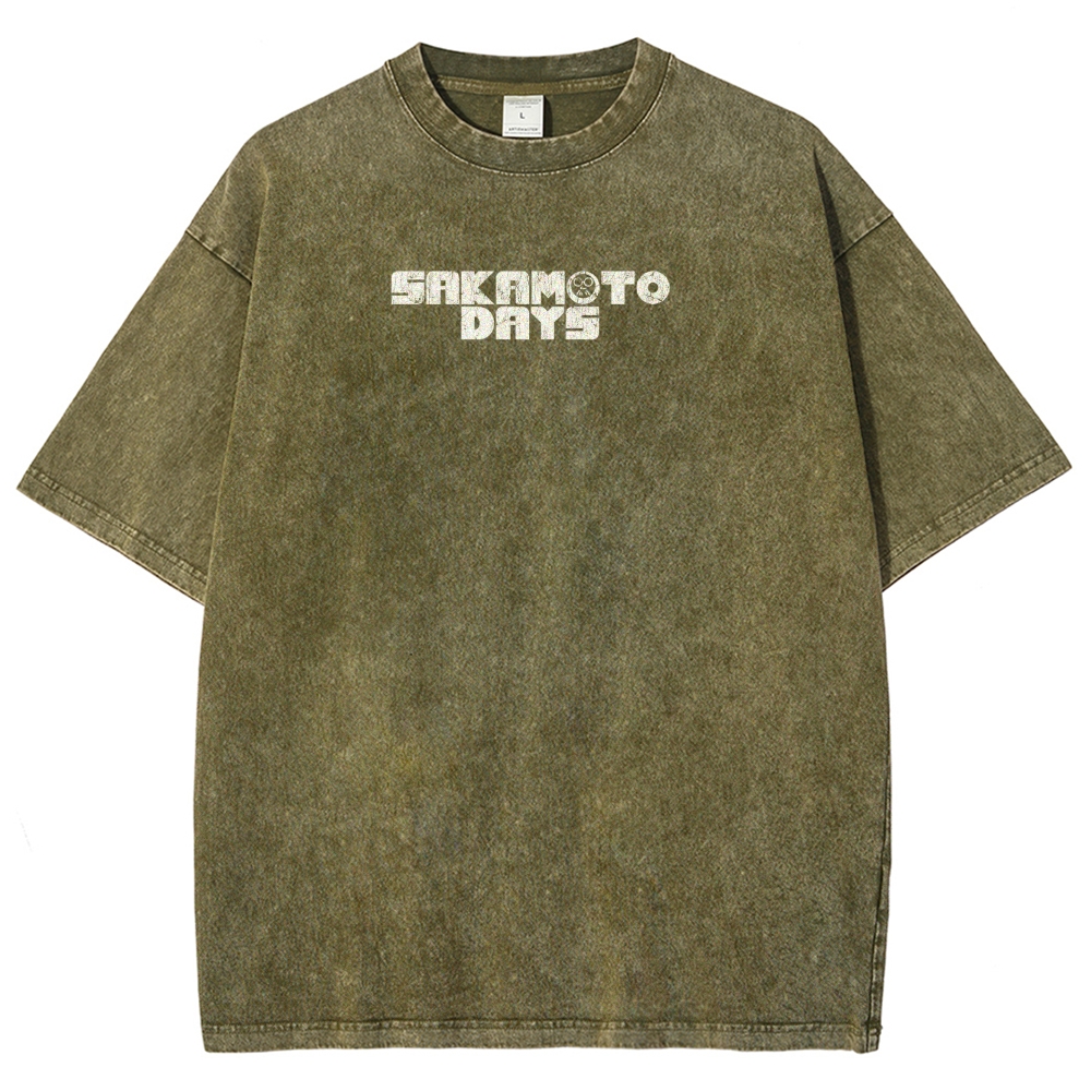 Sakamoto days Unisex Fit Washed T-Shirt 2502009452