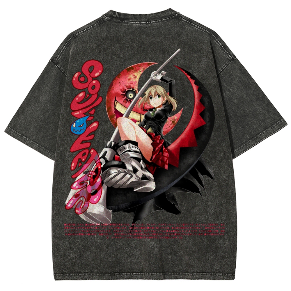  Soul Eater Unisex Fit Washed T-Shirt 2502010275