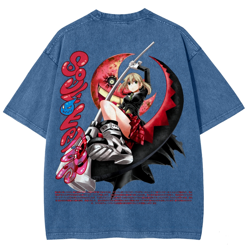  Soul Eater Unisex Fit Washed T-Shirt 2502010275
