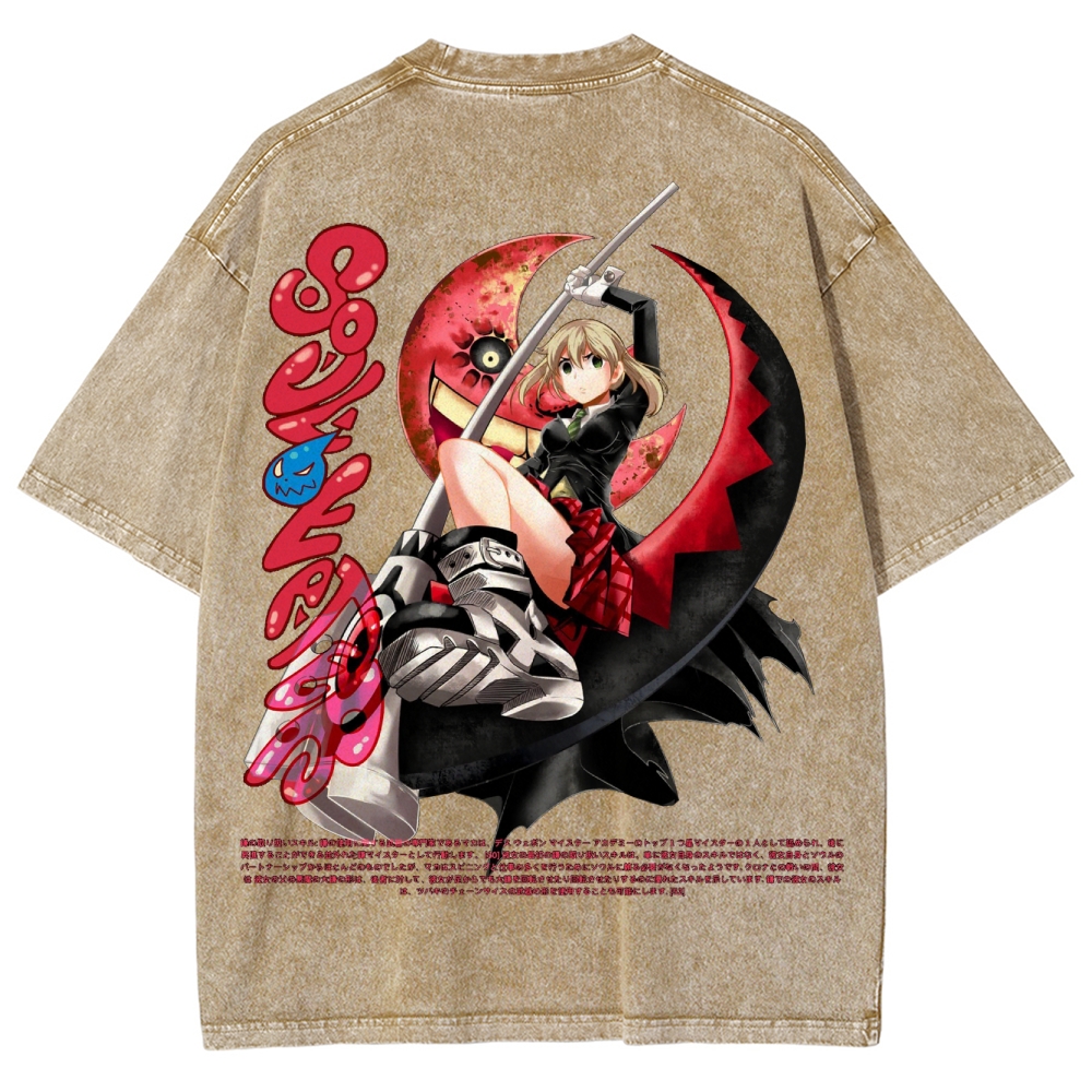  Soul Eater Unisex Fit Washed T-Shirt 2502010275
