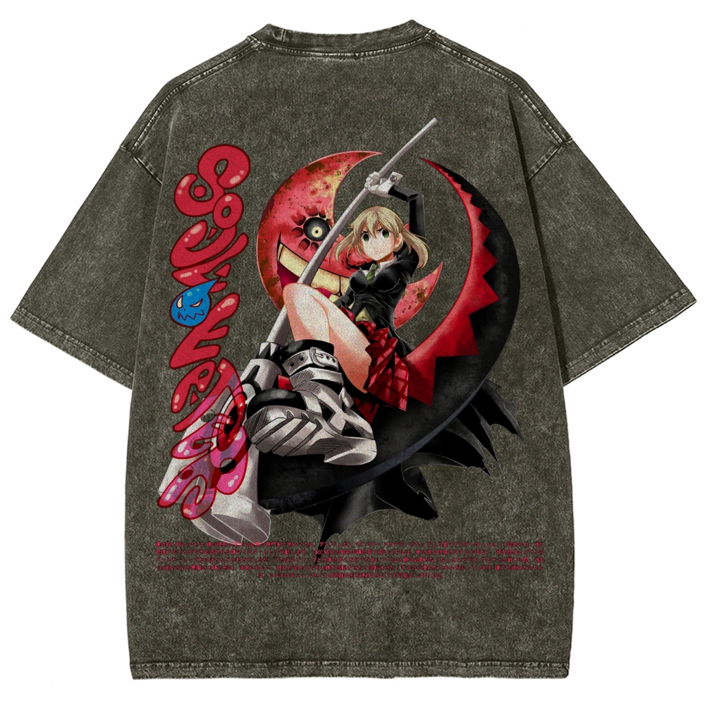 Soul Eater Unisex Fit Washed T-Shirt 2502010275