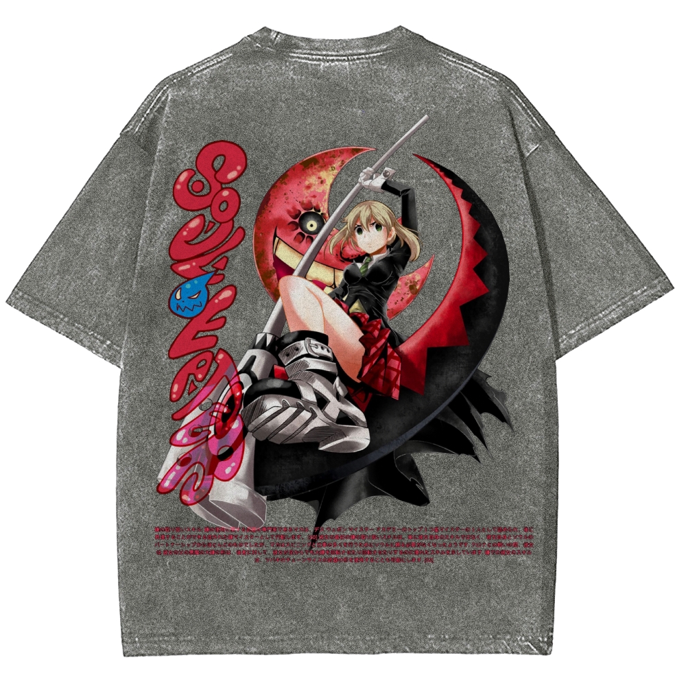  Soul Eater Unisex Fit Washed T-Shirt 2502010275