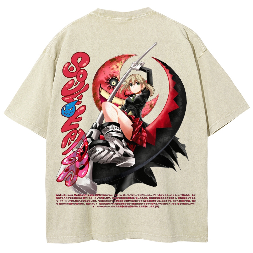 Soul Eater Unisex Fit Washed T-Shirt 2502010275