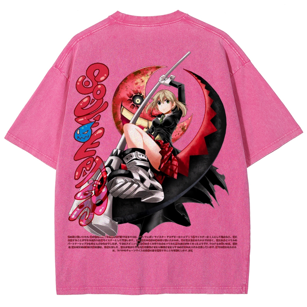  Soul Eater Unisex Fit Washed T-Shirt 2502010275