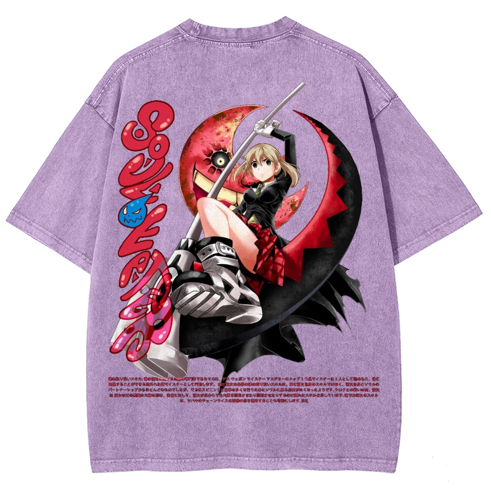  Soul Eater Unisex Fit Washed T-Shirt 2502010275