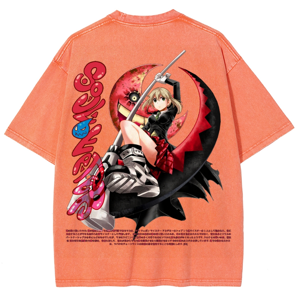  Soul Eater Unisex Fit Washed T-Shirt 2502010275