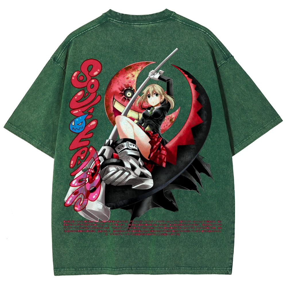  Soul Eater Unisex Fit Washed T-Shirt 2502010275