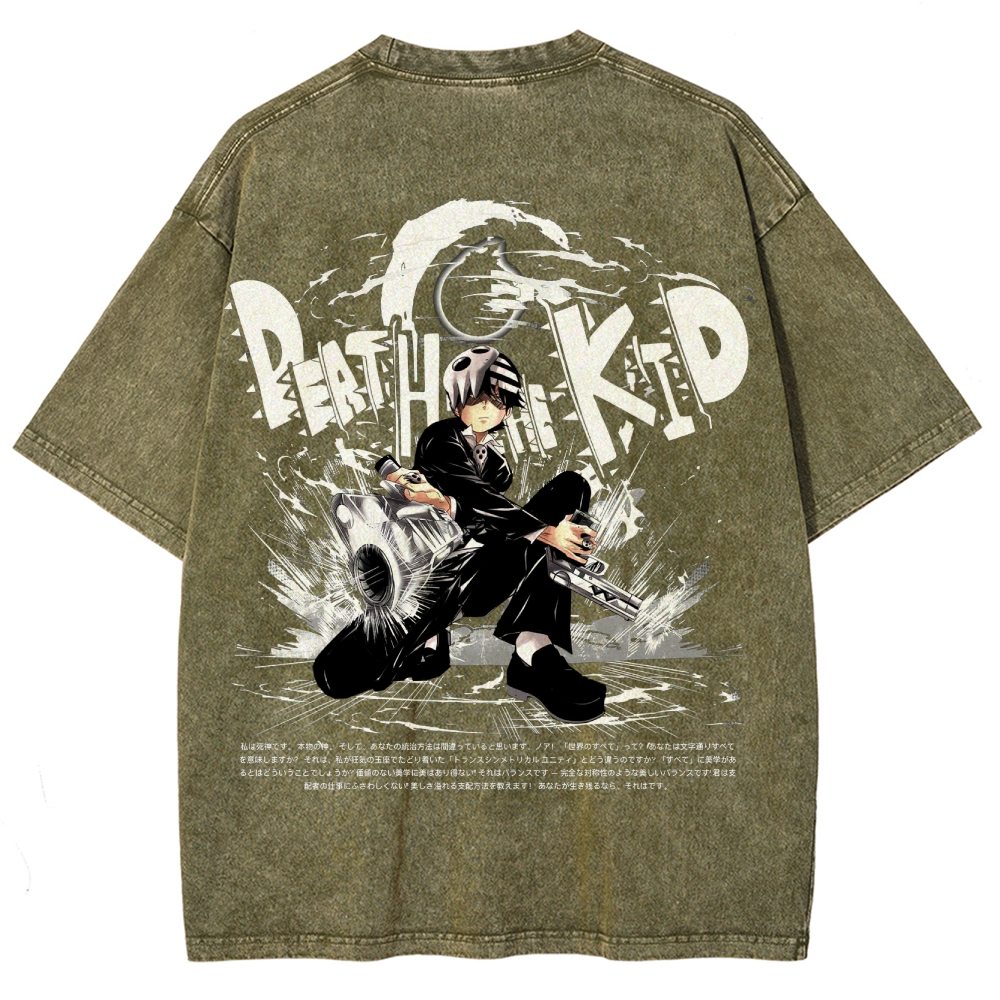  Soul Eater Unisex Fit Washed T-Shirt 2502010282