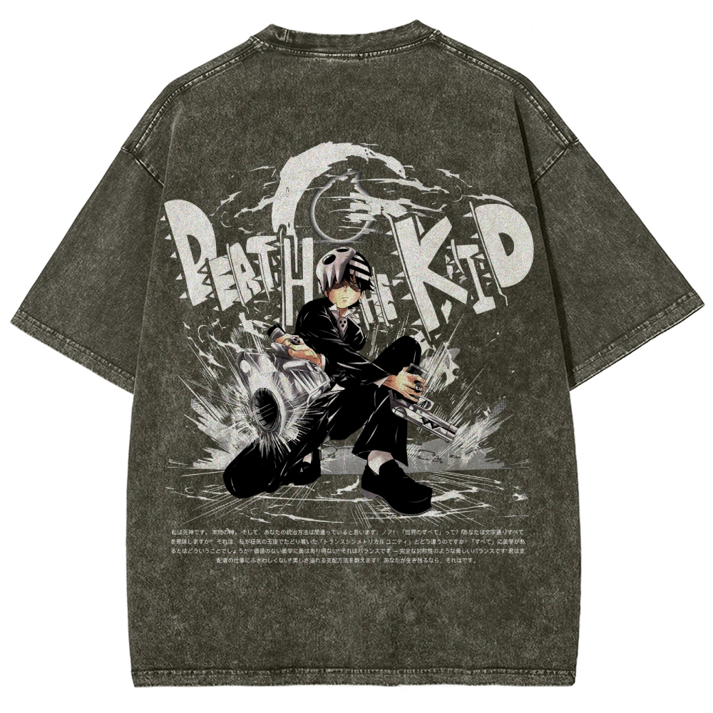  Soul Eater Unisex Fit Washed T-Shirt 2502010282
