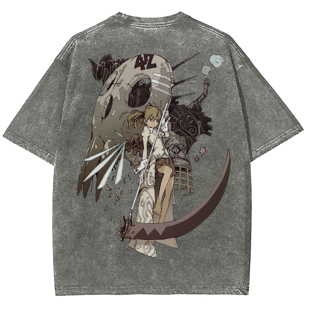  Soul Eater Unisex Fit Washed T-Shirt 2502010288