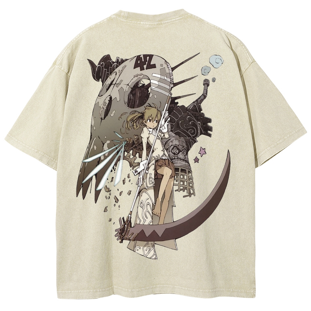  Soul Eater Unisex Fit Washed T-Shirt 2502010288