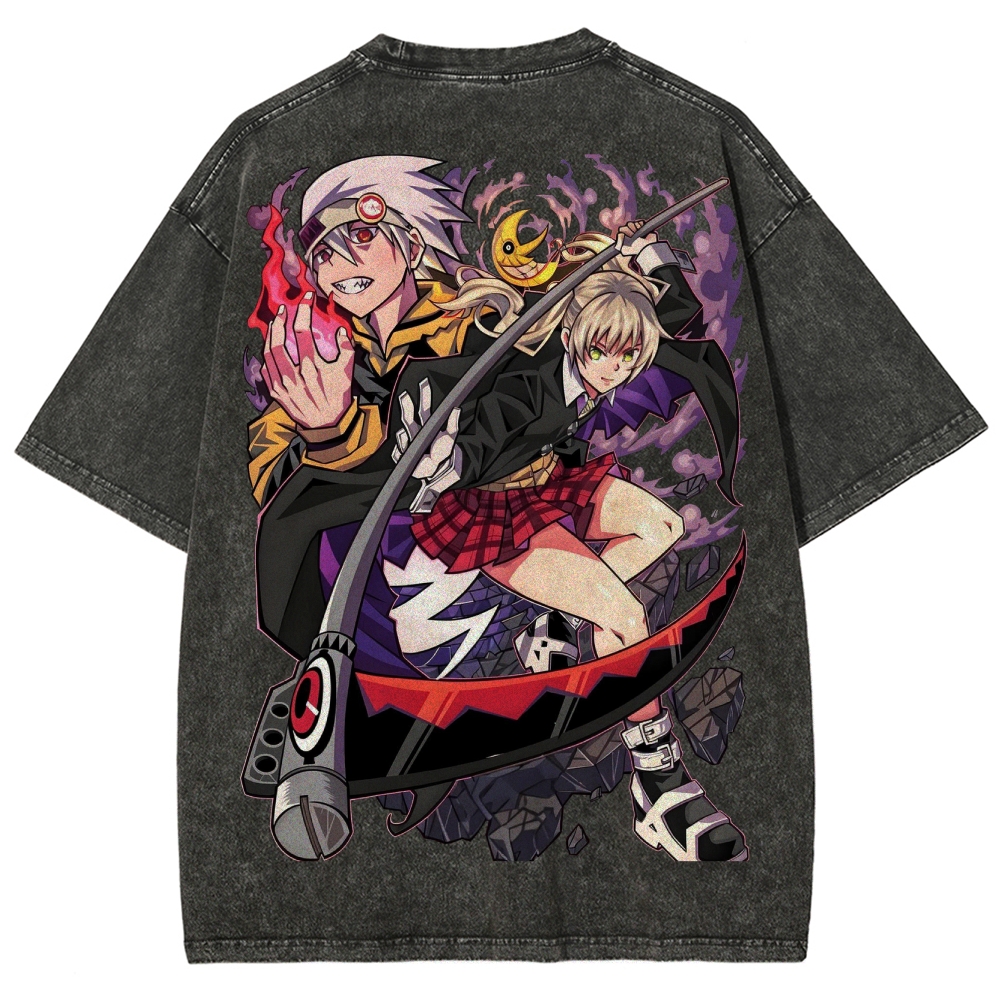  Soul Eater Unisex Fit Washed T-Shirt 2502010310