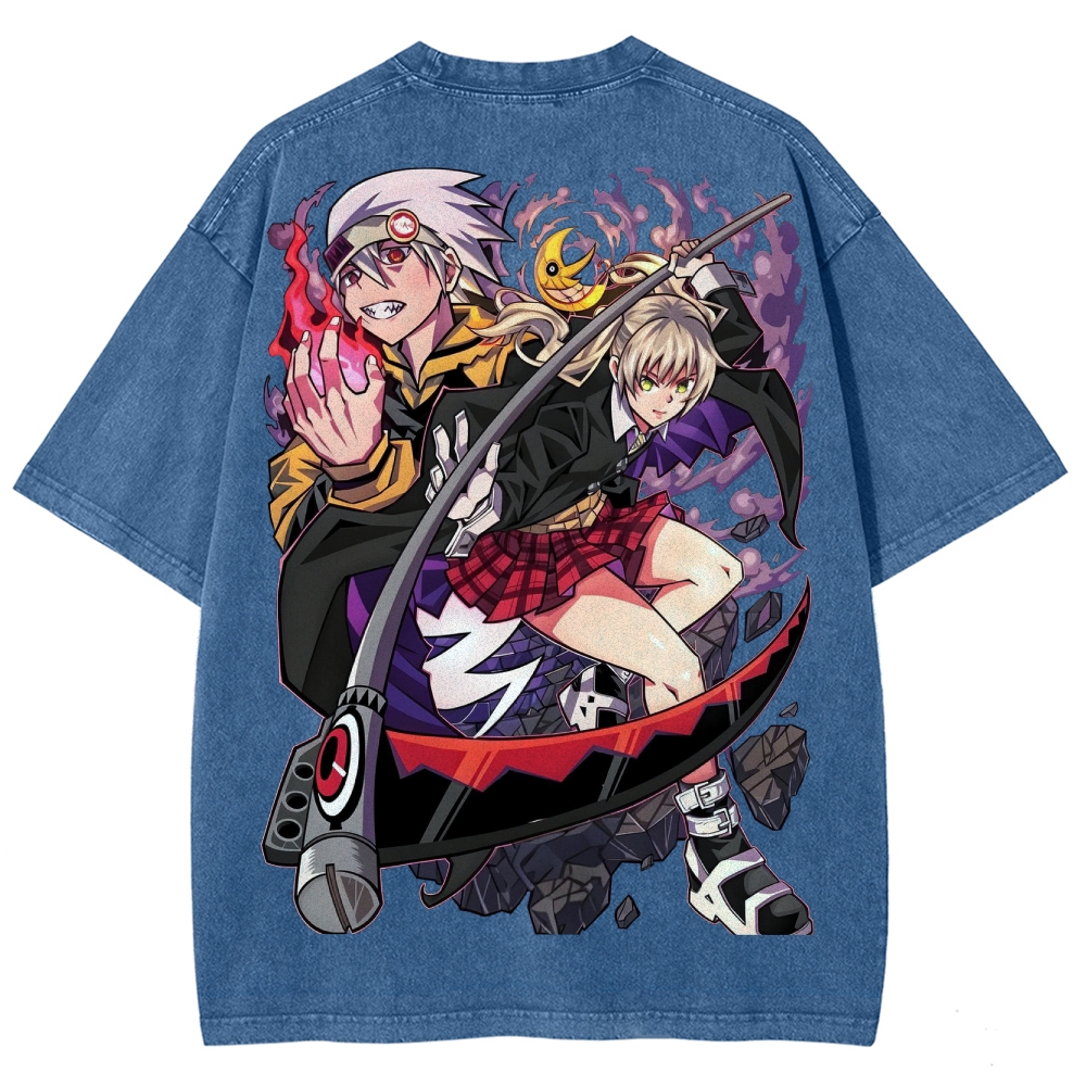 Soul Eater Unisex Fit Washed T-Shirt 2502010310