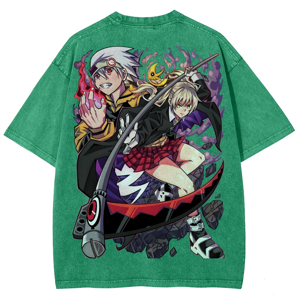  Soul Eater Unisex Fit Washed T-Shirt 2502010310