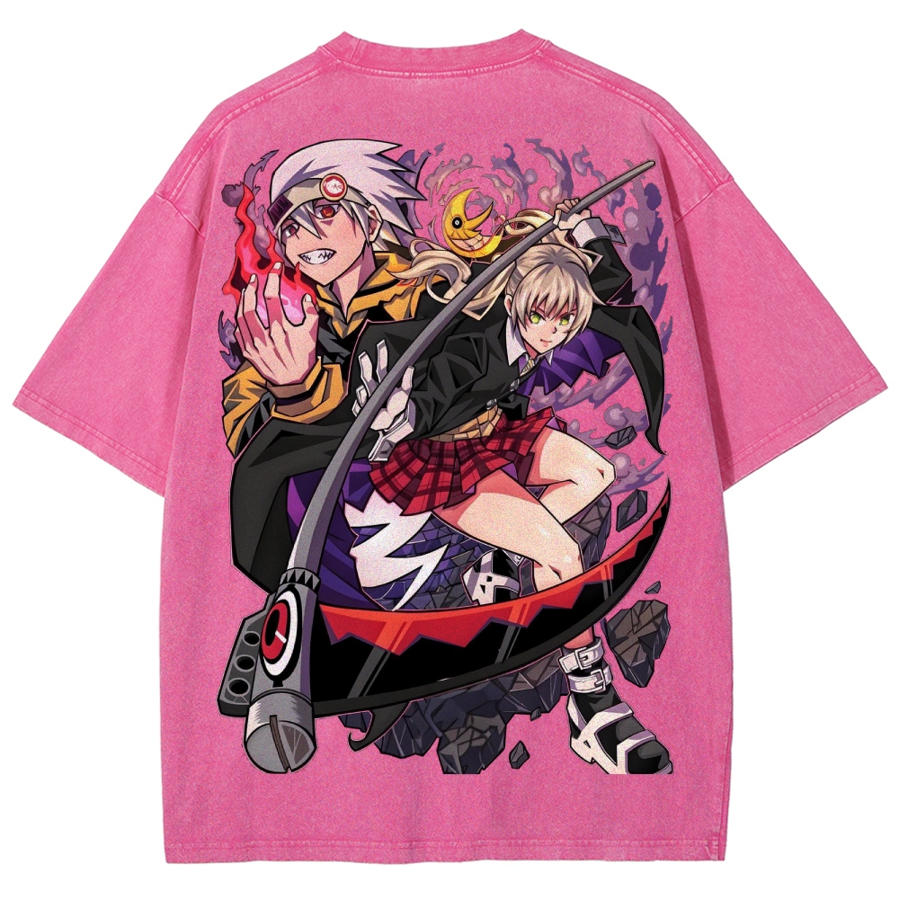  Soul Eater Unisex Fit Washed T-Shirt 2502010310