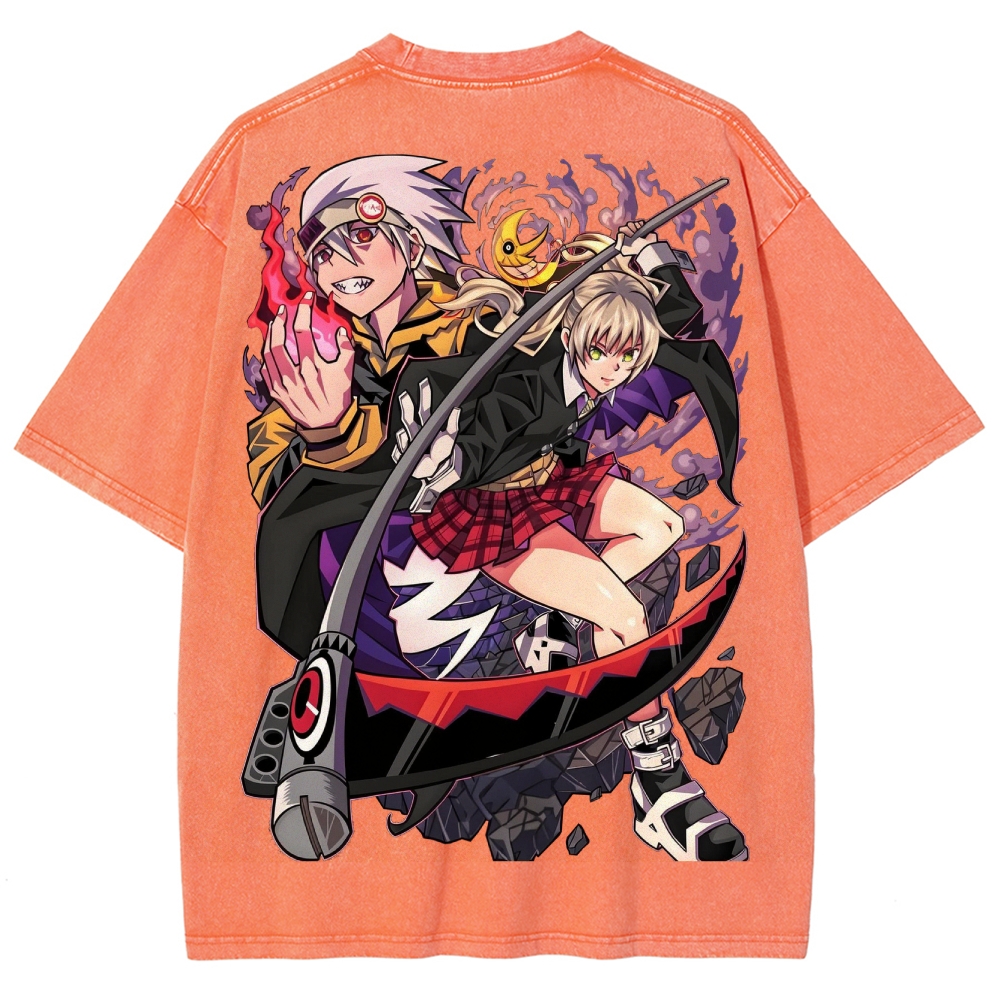 Soul Eater Unisex Fit Washed T-Shirt 2502010310