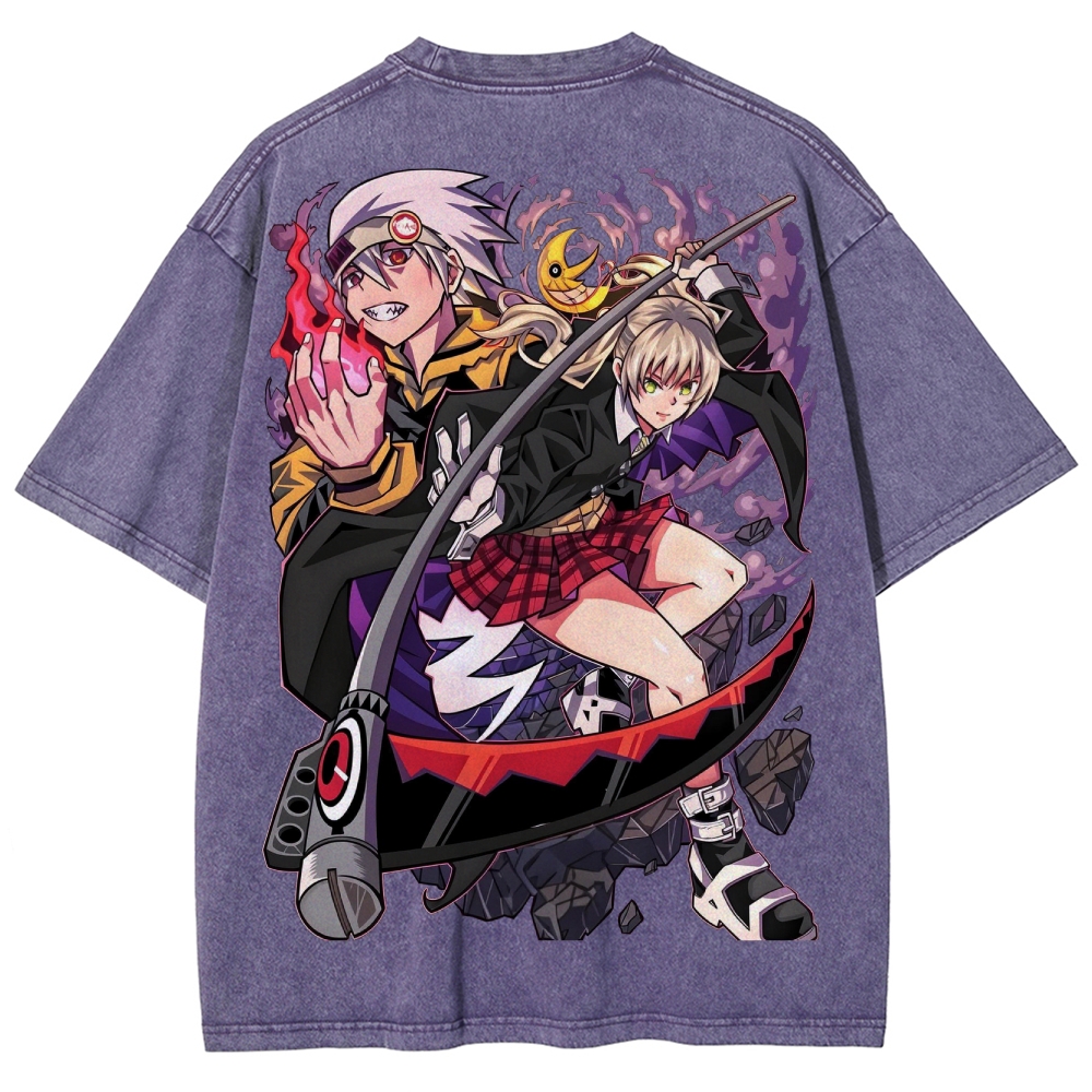  Soul Eater Unisex Fit Washed T-Shirt 2502010310