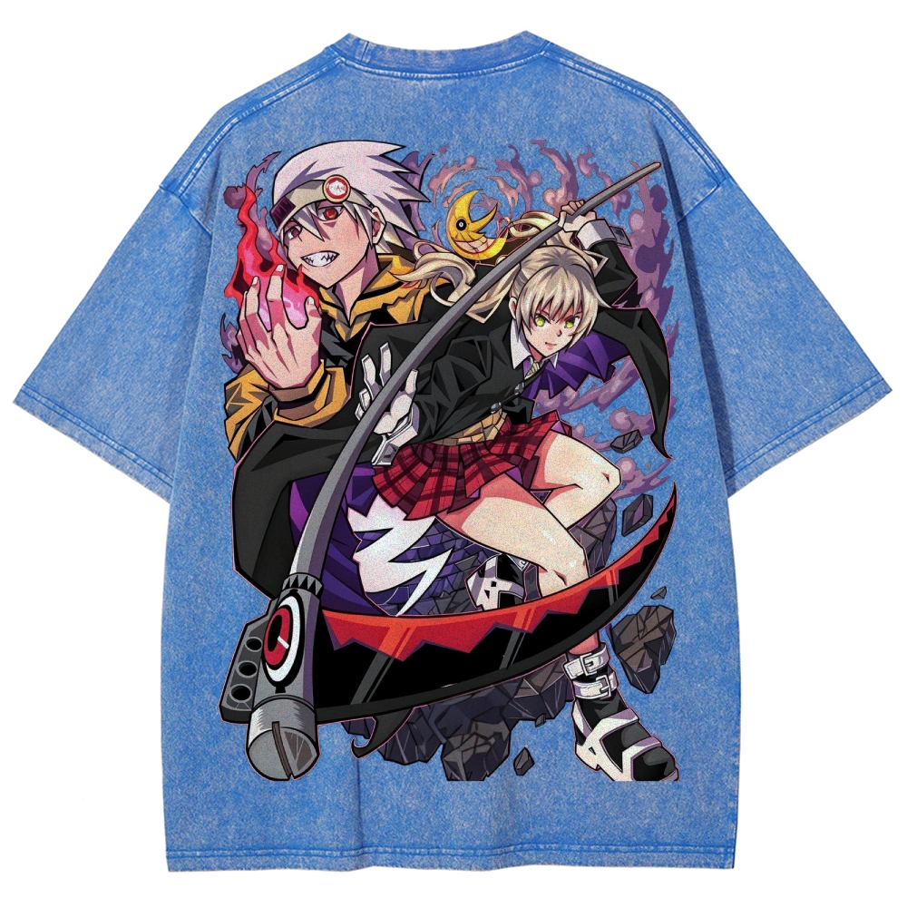 Soul Eater Unisex Fit Washed T-Shirt 2502010310