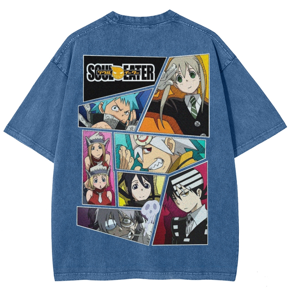  Soul Eater Unisex Fit Washed T-Shirt 2502010312