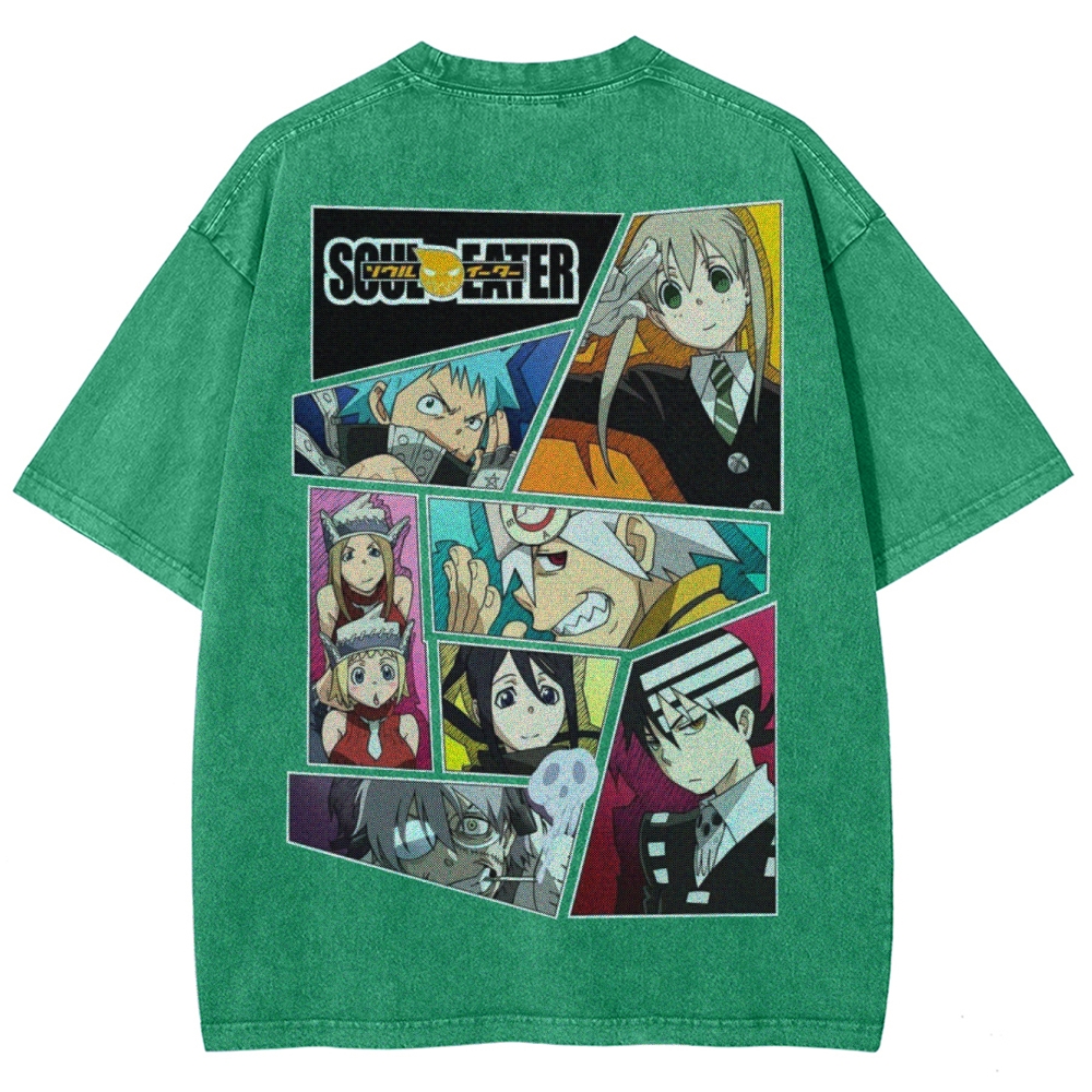  Soul Eater Unisex Fit Washed T-Shirt 2502010312