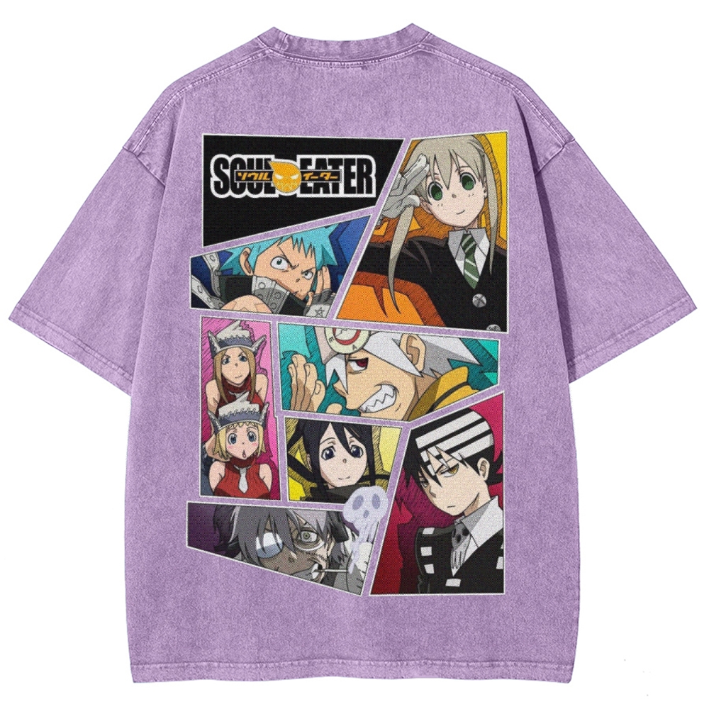  Soul Eater Unisex Fit Washed T-Shirt 2502010312