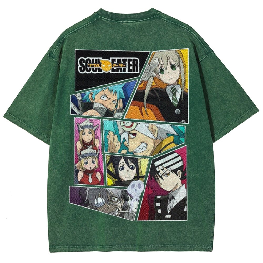 Soul Eater Unisex Fit Washed T-Shirt 2502010312