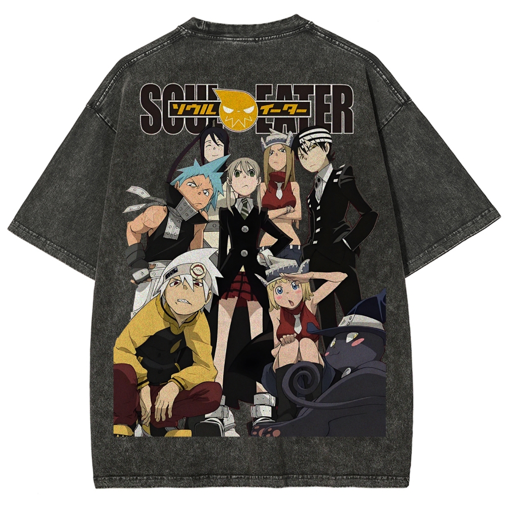  Soul Eater Unisex Fit Washed T-Shirt 2502010315