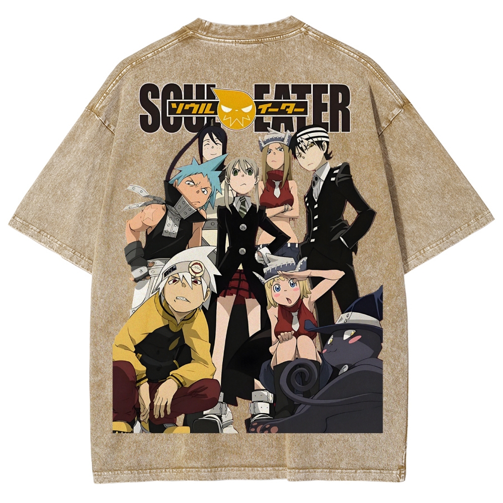  Soul Eater Unisex Fit Washed T-Shirt 2502010315