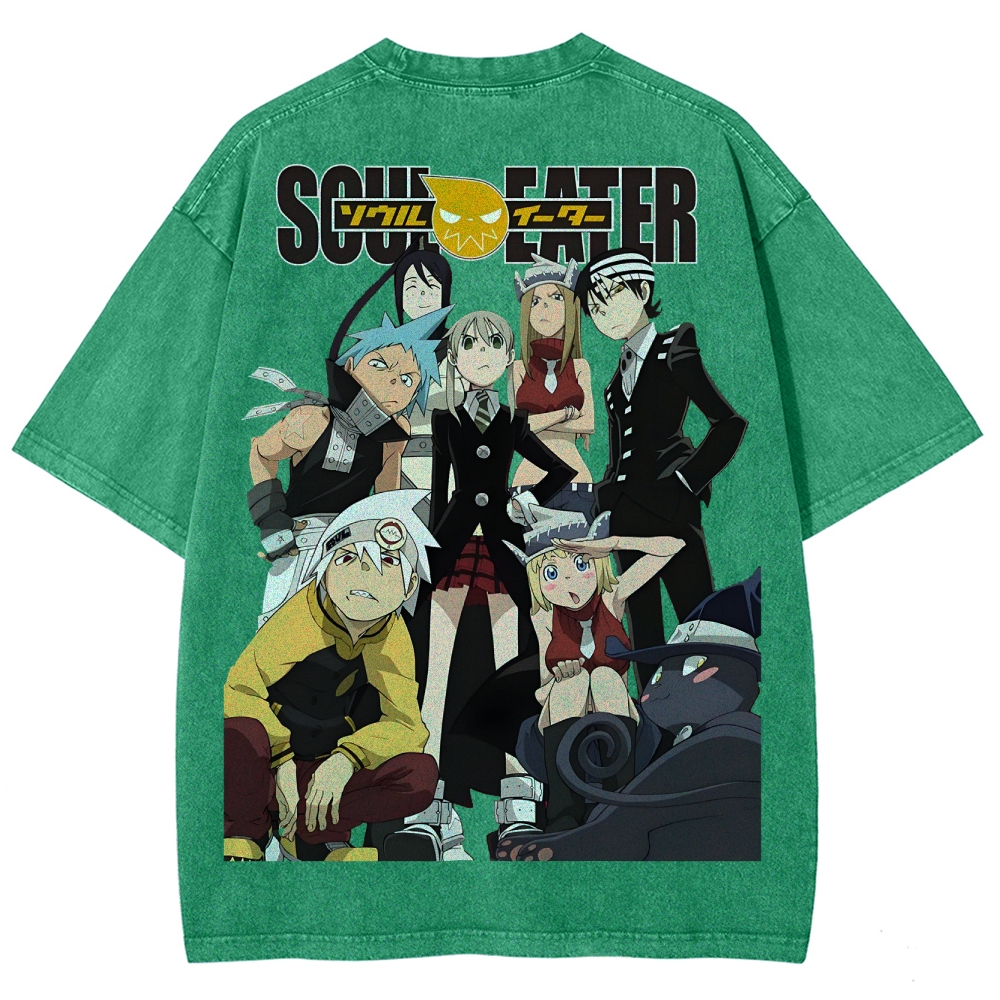  Soul Eater Unisex Fit Washed T-Shirt 2502010315