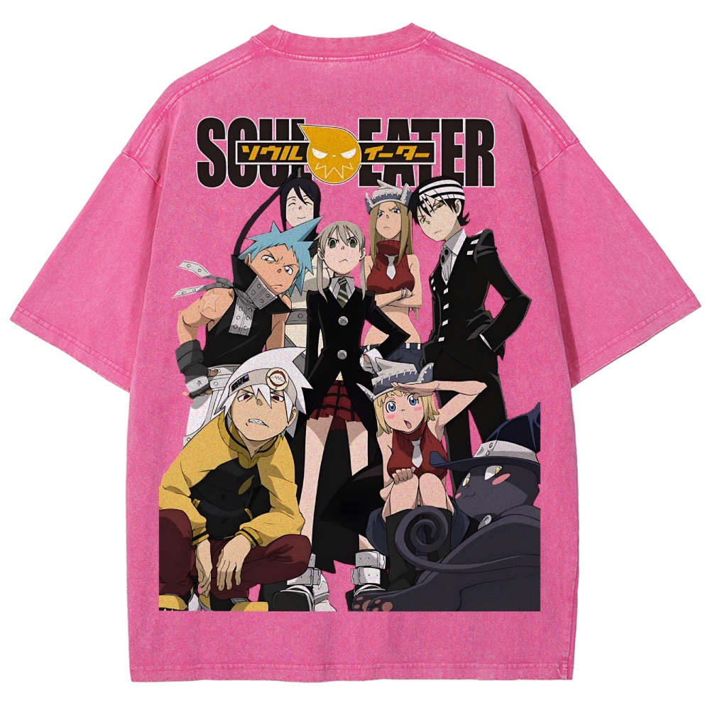  Soul Eater Unisex Fit Washed T-Shirt 2502010315