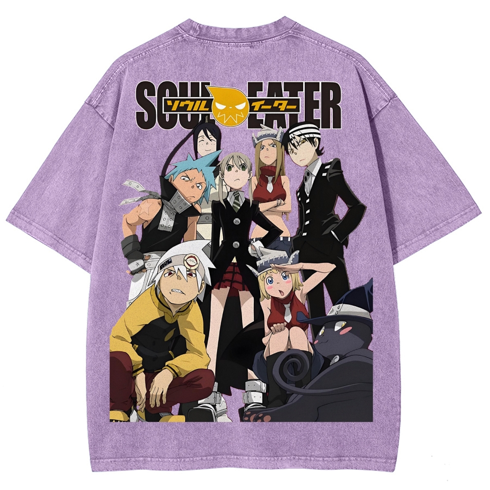  Soul Eater Unisex Fit Washed T-Shirt 2502010315