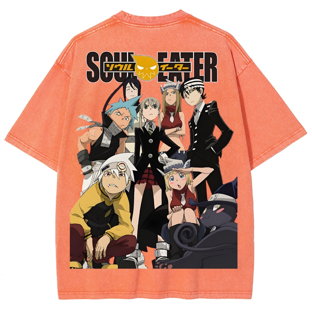  Soul Eater Unisex Fit Washed T-Shirt 2502010315