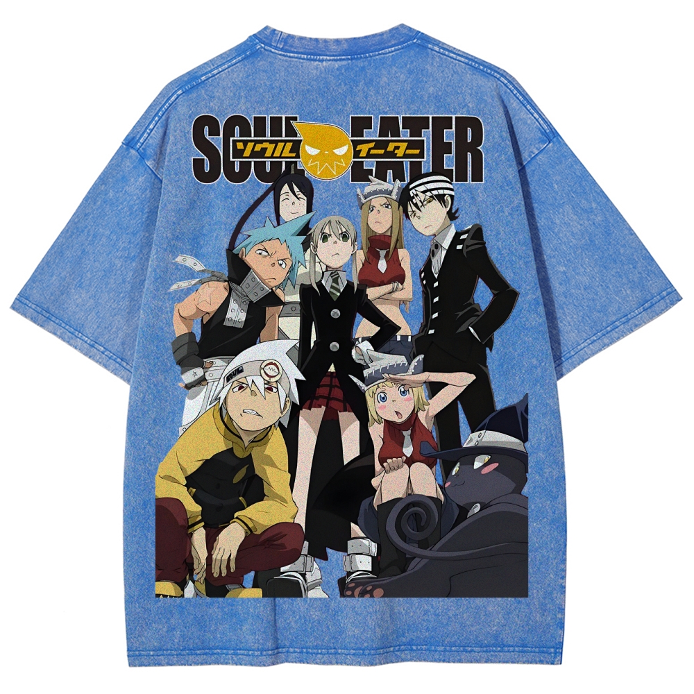  Soul Eater Unisex Fit Washed T-Shirt 2502010315