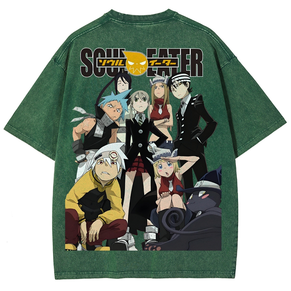  Soul Eater Unisex Fit Washed T-Shirt 2502010315