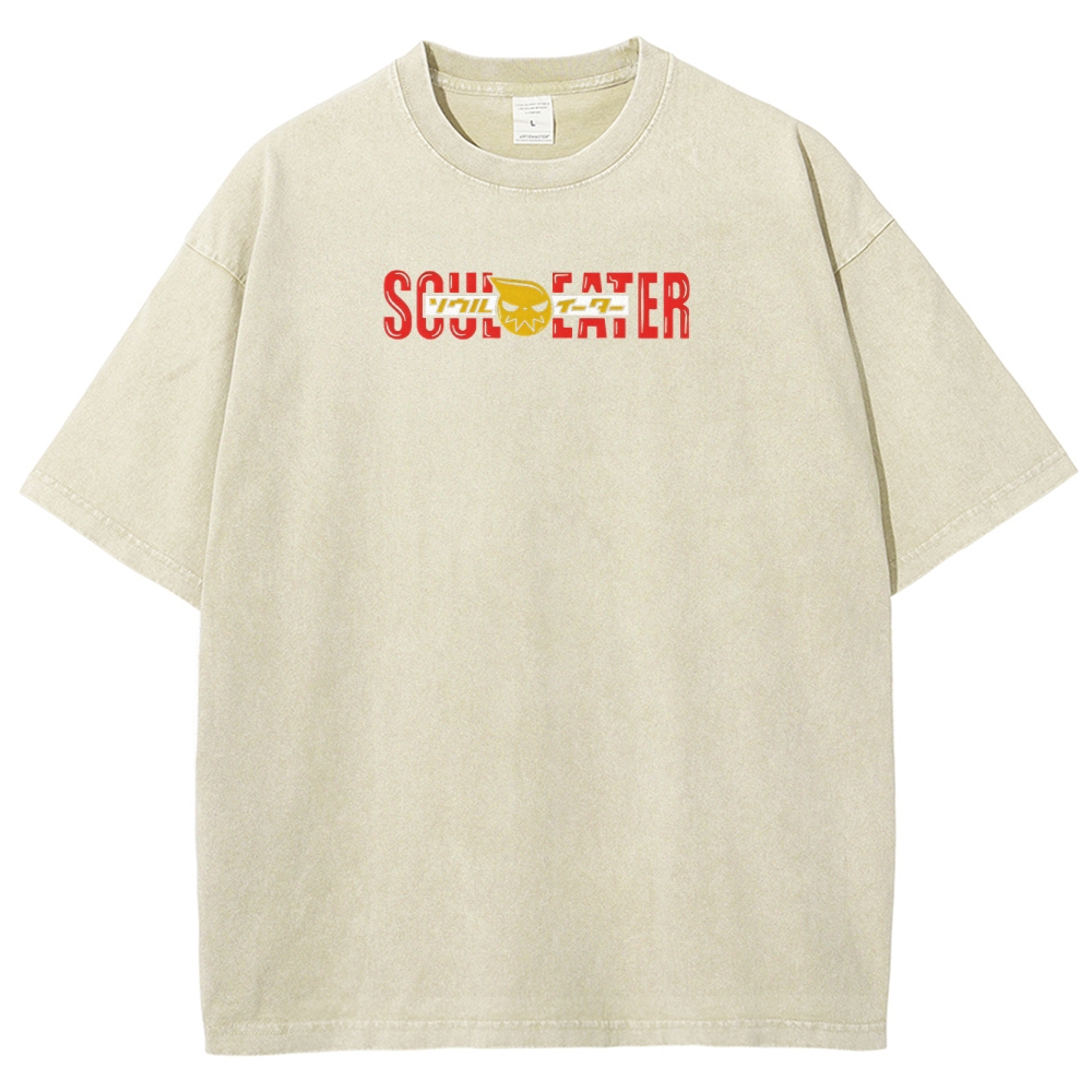  Soul Eater Unisex Fit Washed T-Shirt 2502010316