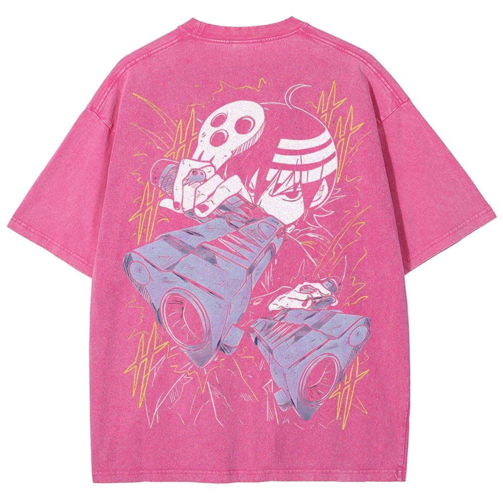  Soul Eater Unisex Fit Washed T-Shirt 2502010327