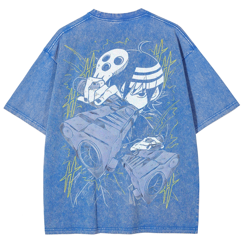  Soul Eater Unisex Fit Washed T-Shirt 2502010327