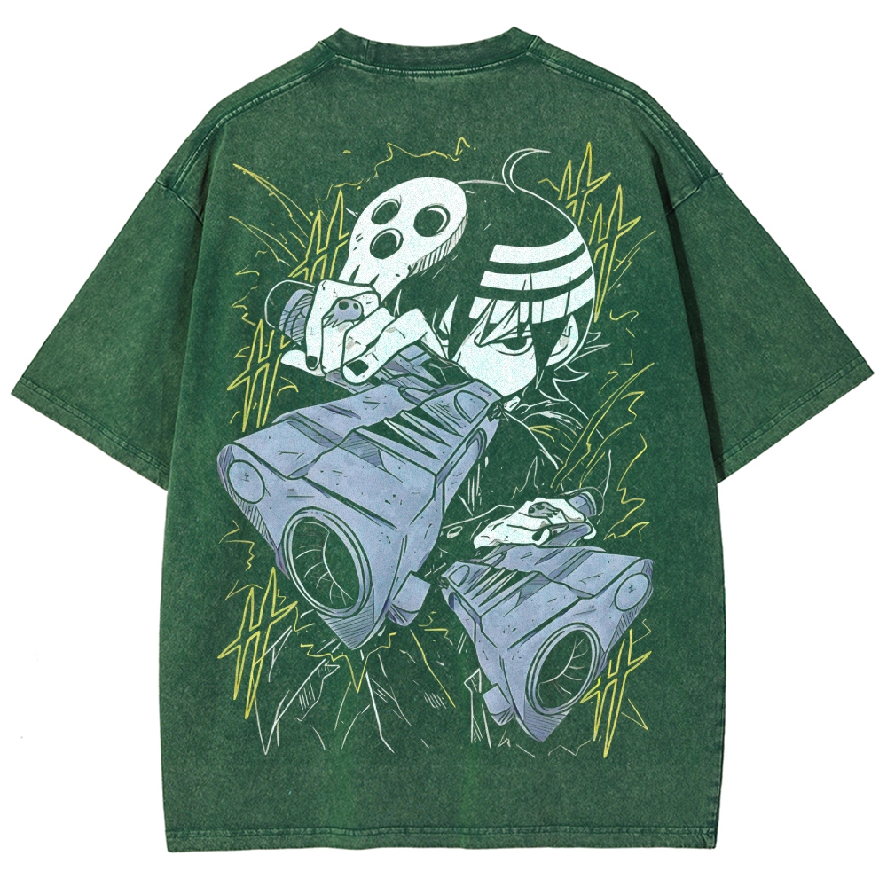  Soul Eater Unisex Fit Washed T-Shirt 2502010327