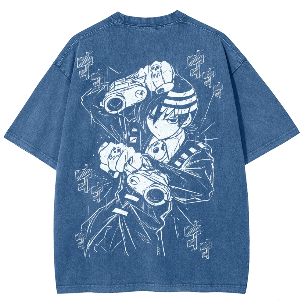 Soul Eater Unisex Fit Washed T-Shirt 2502010329